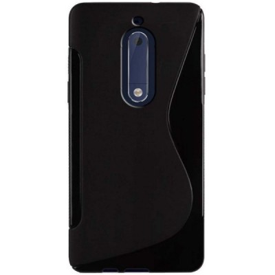 Nokia 5 „S-Line“ kieto silikono TPU juodas dėklas - nugarėlė / Priedai.lt