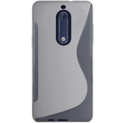 Nokia 5 „S-Line“ kieto silikono skaidrus TPU dėklas - nugarėlė / Priedai.lt