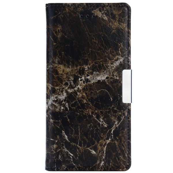 „Marble“ atverčiamas dėklas - rudas (Nokia 3)