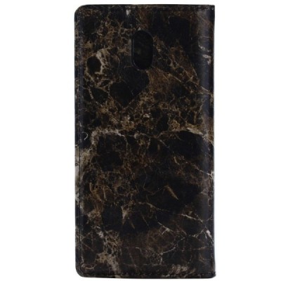Nokia 3 „Marble“ atverčiamas rudas odinis dėklas - knygutė / Priedai.lt