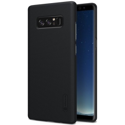 Samsung Galaxy Note 8 (N950F) Nillkin Frosted Shield melns plastmasas futrālis / Vacins.lv