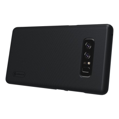 Samsung Galaxy Note 8 (N950F) Nillkin Frosted Shield melns plastmasas futrālis / Vacins.lv