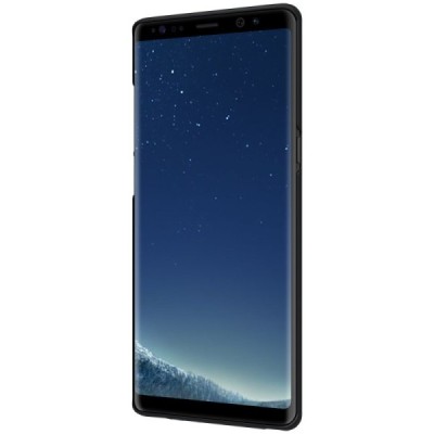 Samsung Galaxy Note 8 (N950F) Nillkin Frosted Shield melns plastmasas futrālis / Vacins.lv