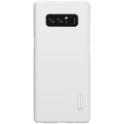 Samsung Galaxy Note 8 (N950F) Nillkin Frosted Shield balts plastmasas futrālis + ekrāna aizsargplēve / Vacins.lv