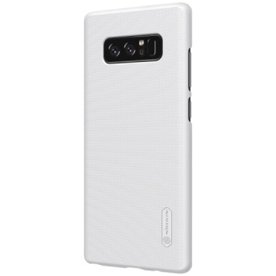 Samsung Galaxy Note 8 (N950F) Nillkin Frosted Shield balts plastmasas futrālis + ekrāna aizsargplēve / Vacins.lv