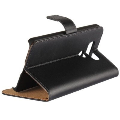 LG G6 (H870) atverčiamas juodas odinis Casual dėklas - piniginė / Priedai.lt