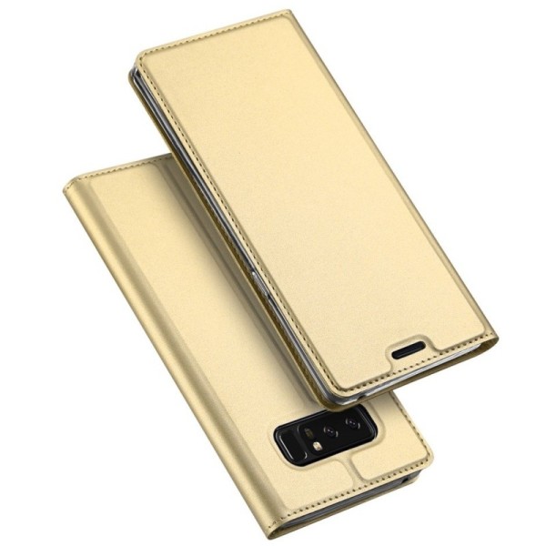 „Dux Ducis“ Skin atverčiamas dėklas - auksinis (Galaxy Note 8)