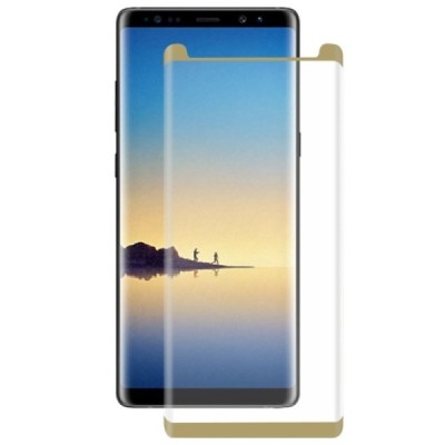 Samsung Galaxy Note 8 (N950F) „Hat-Prince“ 9H Tempered Glass sustiprintos apsaugos auksinis pilnai dengiantis apsauginis ekrano 
