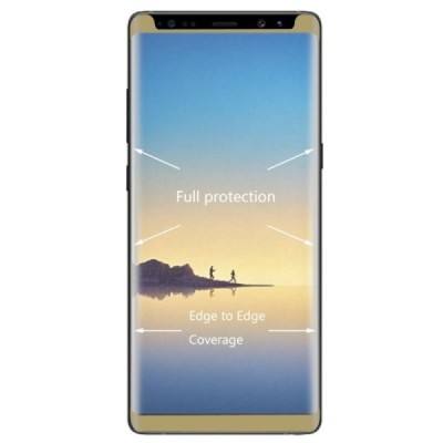Samsung Galaxy Note 8 (N950F) „Hat-Prince“ 9H Tempered Glass sustiprintos apsaugos auksinis pilnai dengiantis apsauginis ekrano 