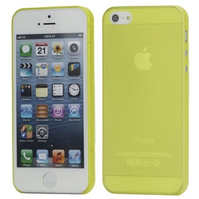 Apple iPhone 5 pasaulē planākais dzeltens futrālis / Vacins.lv