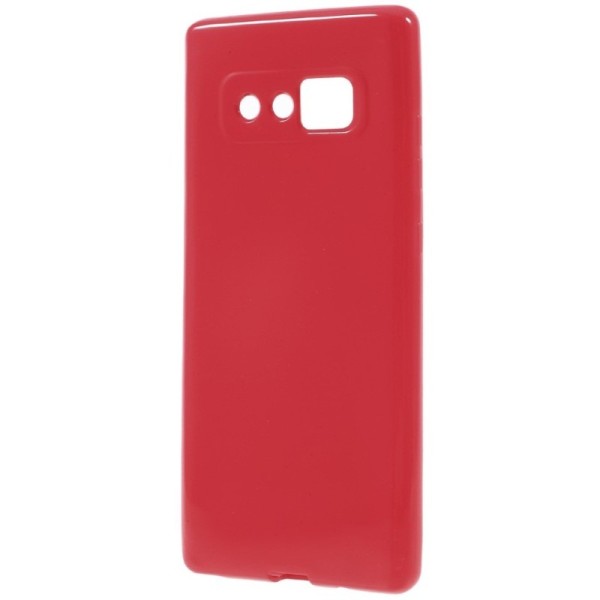 Cieta silikona (TPU) apvalks - sarkans (Galaxy Note 8)