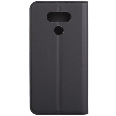 „Dux Ducis“ Skin serijos LG G6 (H870) juodas odinis atverčiamas dėklas / Priedai.lt