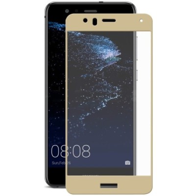 Huawei P10 Lite Hat-Prince Tempered Glass melns ekrāna aizsargstikls / Vacins.lv