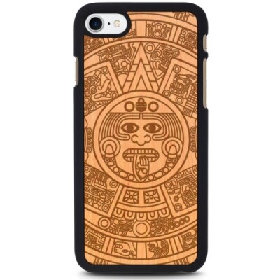 Apple iPhone 7 (iPhone 8) „Crafted Cover“ Maija kalendārs dabīga koka telefona apvalks / Vacins.lv