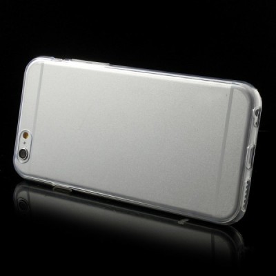 Apple iPhone 6s (iPhone 6) dzidrs (caurspīdīgs) aizsedzams cieta silikona TPU pasaulē planākais apvalks / Vacins.lv