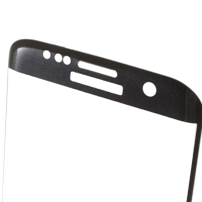 Samsung Galaxy S7 Edge (G935) „Calans“ 9H Tempered Glass sustiprintos apsaugos juodas pilnai dengiantis apsauginis ekrano stikla