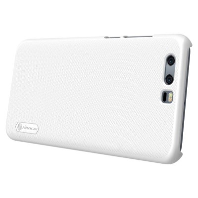 Huawei Honor 9 (Honor 9 Prmium) Nillkin Frosted Shield balts plastmasas apvalks + ekrāna aizsargplēve / Vacins.lv