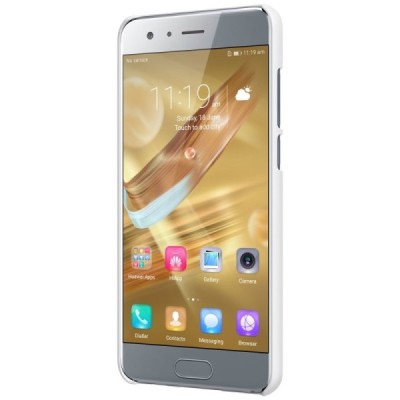 Huawei Honor 9 (Honor 9 Prmium) Nillkin Frosted Shield balts plastmasas apvalks + ekrāna aizsargplēve / Vacins.lv