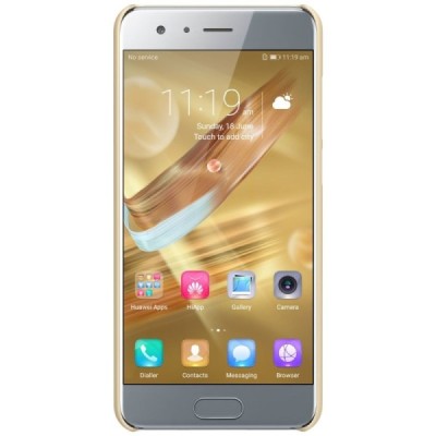 Huawei Honor 9 (Honor 9 Prmium) Nillkin Frosted Shield zelta plastmasas apvalks + ekrāna aizsargplēve / Vacins.lv