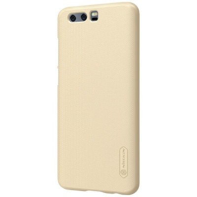 Huawei Honor 9 (Honor 9 Prmium) Nillkin Frosted Shield zelta plastmasas apvalks + ekrāna aizsargplēve / Vacins.lv