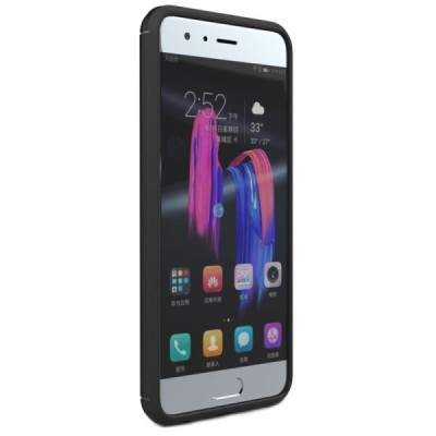 Huawei Honor 9 (Honor 9 Premium) „Carbon“ cieta silikona (TPU) melns apvalks / vacins.lv