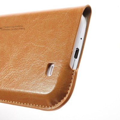 „Kashidun“ brūns ādas Samsung Galaxy S4 apvalks, ieliktņa / Vacins.lv