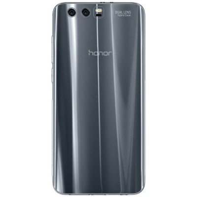 Huawei Honor 9 (Honor 9 Premium) dzidrs (caurspīdīgs) cieta silikona TPU pasaulē planākais pelēks apvalks / Vacins.lv