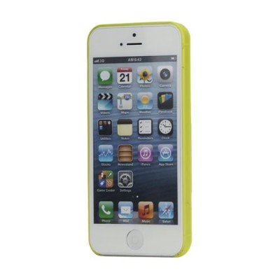 Apple iPhone 5 pasaulē planākais dzeltens futrālis / Vacins.lv