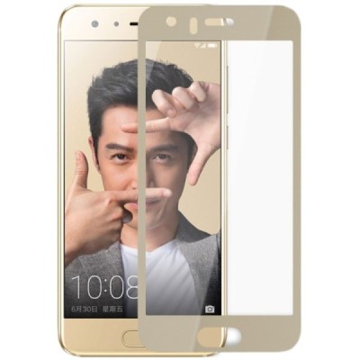 Huawei Honor 9 (Honor 9 Pemium) „Lenuo“ Tempered Glass zelta ekrāna aizsargstikls / Vacins.lv