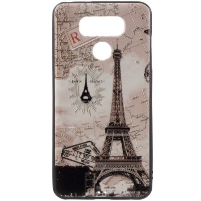 LG G6 (H870) krāsains cieta silikona apvalks - Eifelis / Vacins.lv