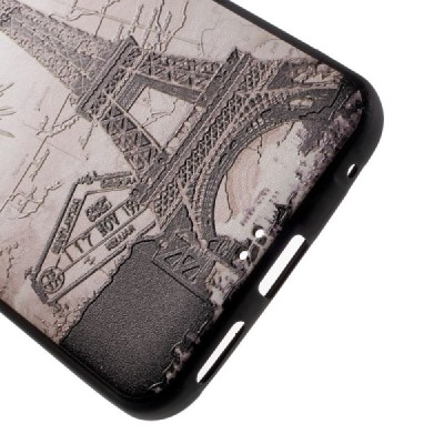 LG G6 (H870) krāsains cieta silikona apvalks - Eifelis / Vacins.lv