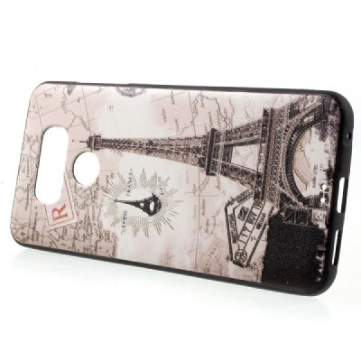 LG G6 (H870) krāsains cieta silikona apvalks - Eifelis / Vacins.lv