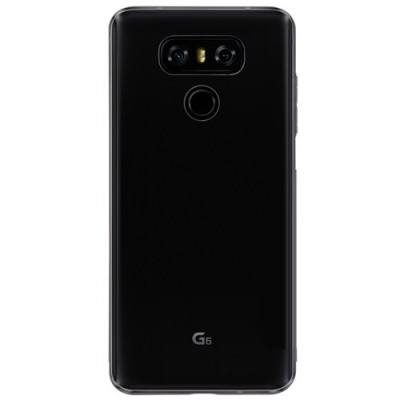 LG G6 (H870) dzidrs (caurspīdīgs) cieta silikona TPU pelēks apvalks / Vacins.lv