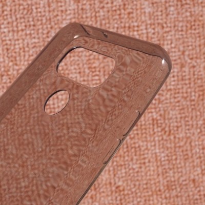 LG G6 (H870) dzidrs (caurspīdīgs) cieta silikona TPU pelēks apvalks / Vacins.lv