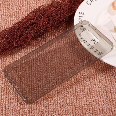 LG G6 (H870) dzidrs (caurspīdīgs) cieta silikona TPU pelēks apvalks / Vacins.lv