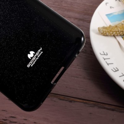 LG G6 (H870) Mercury melns cieta silikona (TPU) apvalks / vacins.lv