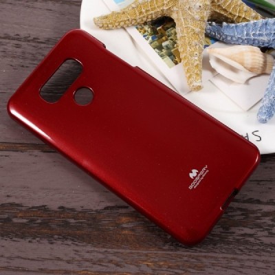 LG G6 (H870) Mercury sarkans cieta silikona (TPU) apvalks / vacins.lv