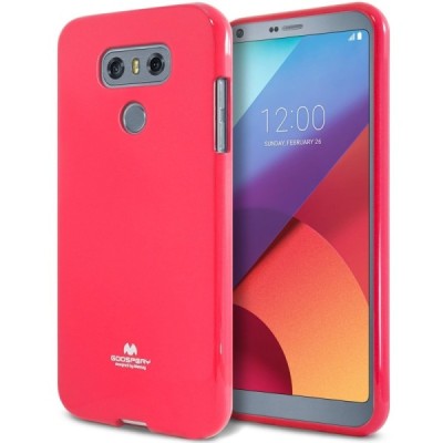LG G6 (H870) tamsiai rožinis Mercury kieto silikono (TPU) dėklas / Priedai.lt