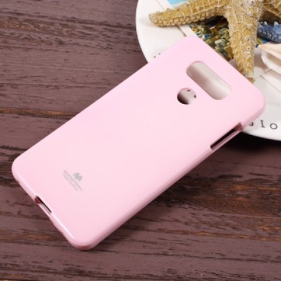 LG G6 (H870) Mercury gaiši rozs cieta silikona (TPU) apvalks / vacins.lv