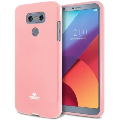 LG G6 (H870) Mercury gaiši rozs cieta silikona (TPU) apvalks / vacins.lv