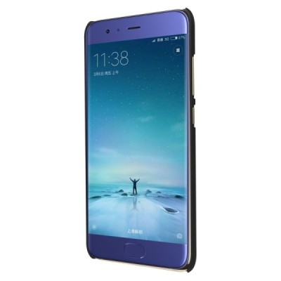 Xiaomi Mi 6 Nillkin Frosted Shield melns plastmasas apvalks + ekrāna aizsargplēve / Vacins.lv