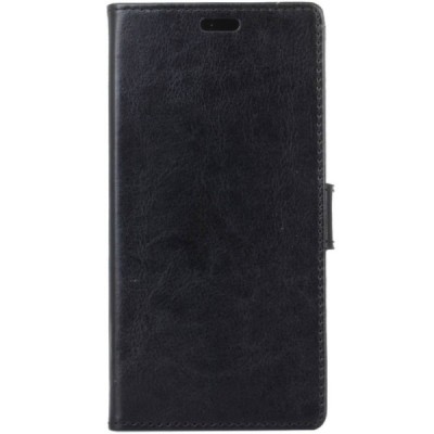 Xiaomi Mi 6 atvēramais ādas melns maciņš (maks) / Vacins.lv