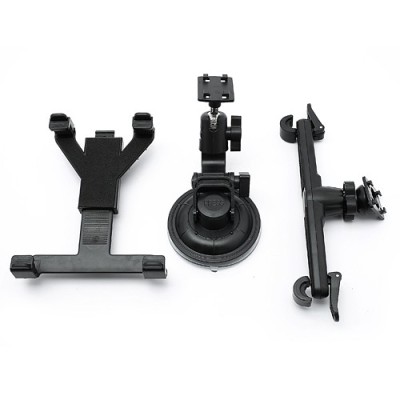 Planšetdatora autoturētājs iespējams stiprināt pie loga vai pie atzveltņa / Vacins.lv