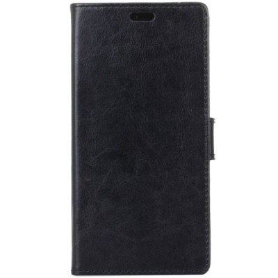 Xiaomi Redmi 4A atvēramais ādas melns maciņš, grāmata (maks) / Vacins.lv