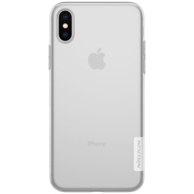 Apple iPhone X (iPhone Xs) Nillkin Nature dzidrs (caurspīdīgs) silikona planākais apvalks / Vacins.lv