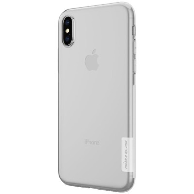 Apple iPhone X (iPhone Xs) Nillkin Nature dzidrs (caurspīdīgs) silikona planākais apvalks / Vacins.lv