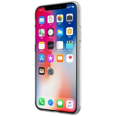Apple iPhone X (iPhone Xs) Nillkin Nature dzidrs (caurspīdīgs) silikona planākais apvalks / Vacins.lv