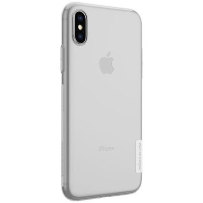 Apple iPhone X (iPhone Xs) Nillkin Nature dzidrs (caurspīdīgs) silikona planākais apvalks / Vacins.lv