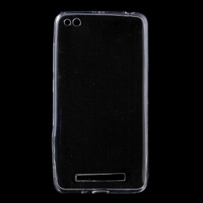Xiaomi Redmi 4A dzidrs (caurspīdīgs) cieta silikona TPU pasaulē planākais pelēks apvalks / Vacins.lv