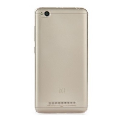 Xiaomi Redmi 4A dzidrs (caurspīdīgs) cieta silikona TPU pasaulē planākais pelēks apvalks / Vacins.lv